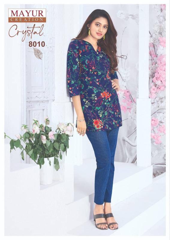 Mayur crystal vol-8 Surat kurti wholesale shopping